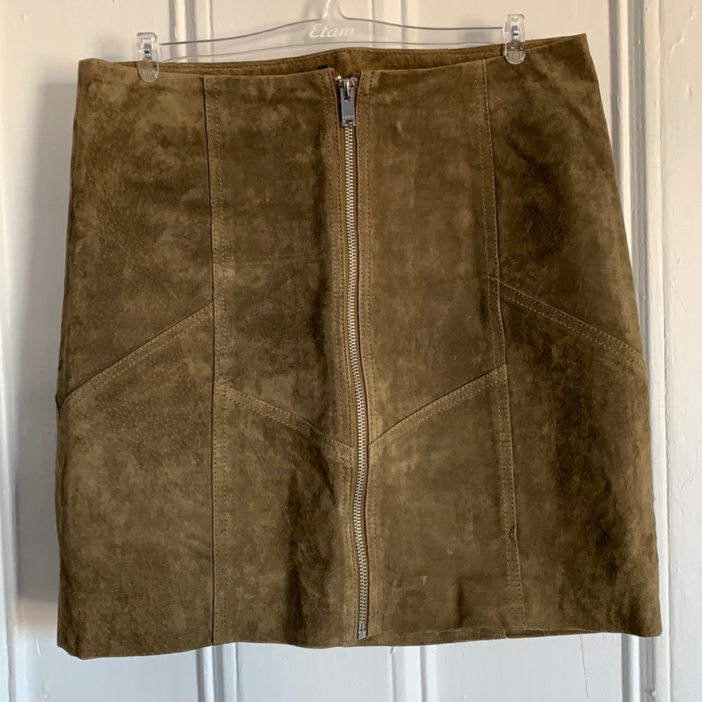 Leather skirt